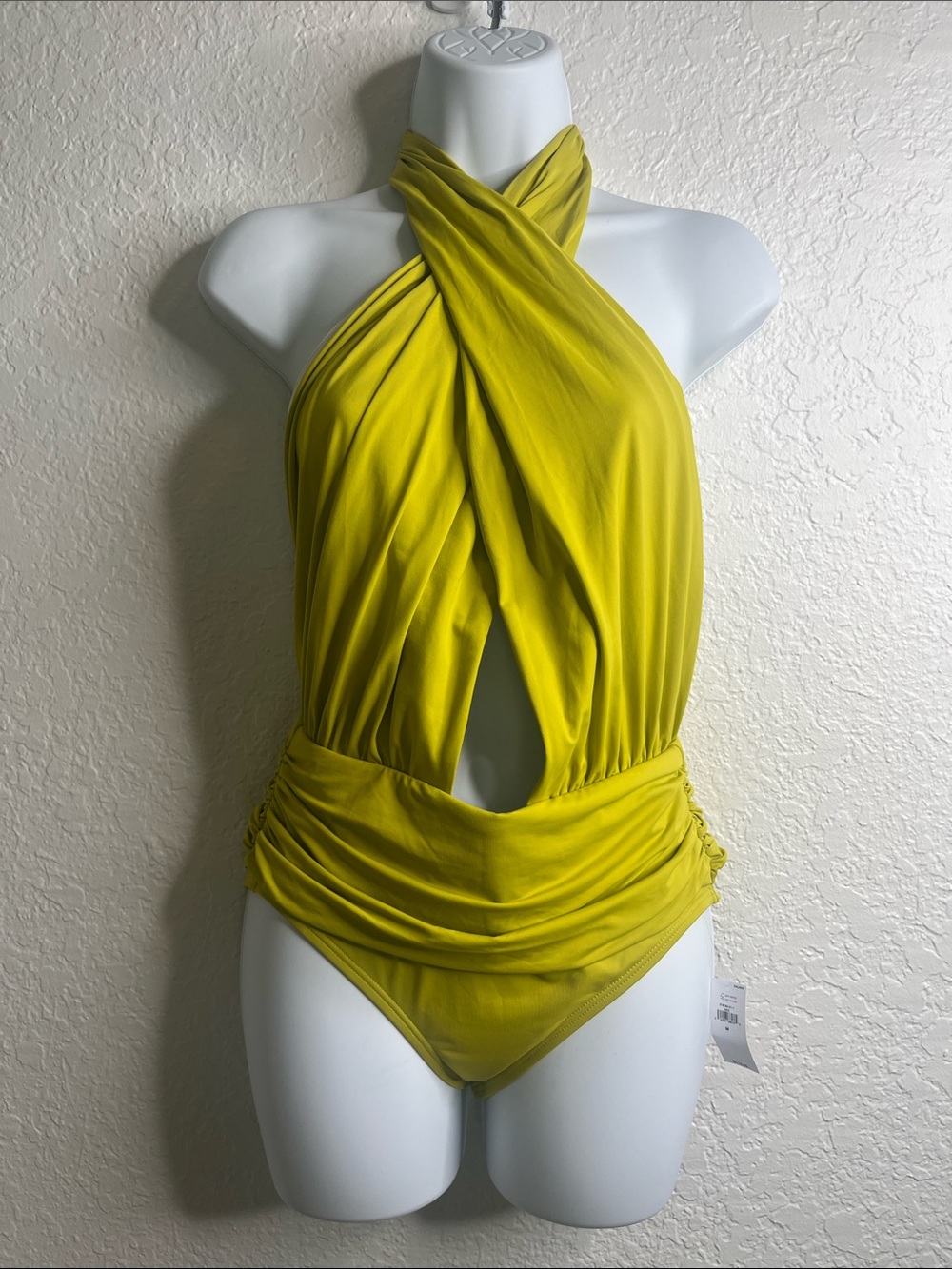 NWT Banana Republic Sexy Halter Twisted Knot Swimsuit Size M